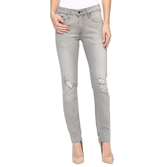 NWT Levi's 505C Slim Straight Leg Distressed Jeans - Picture 2 of 5